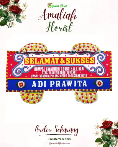 Karangan Bunga Ucapan Selamat di Anturan