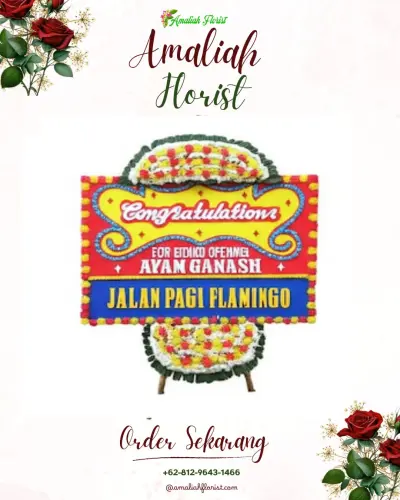 Bunga Papan Congratulation di Anturan